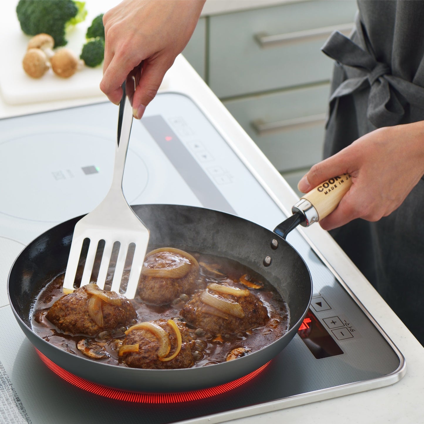 Poêle à frire profonde japonaise Yoshikawa Cook-Pal Ren 24 cm | Fabriqué au Japon