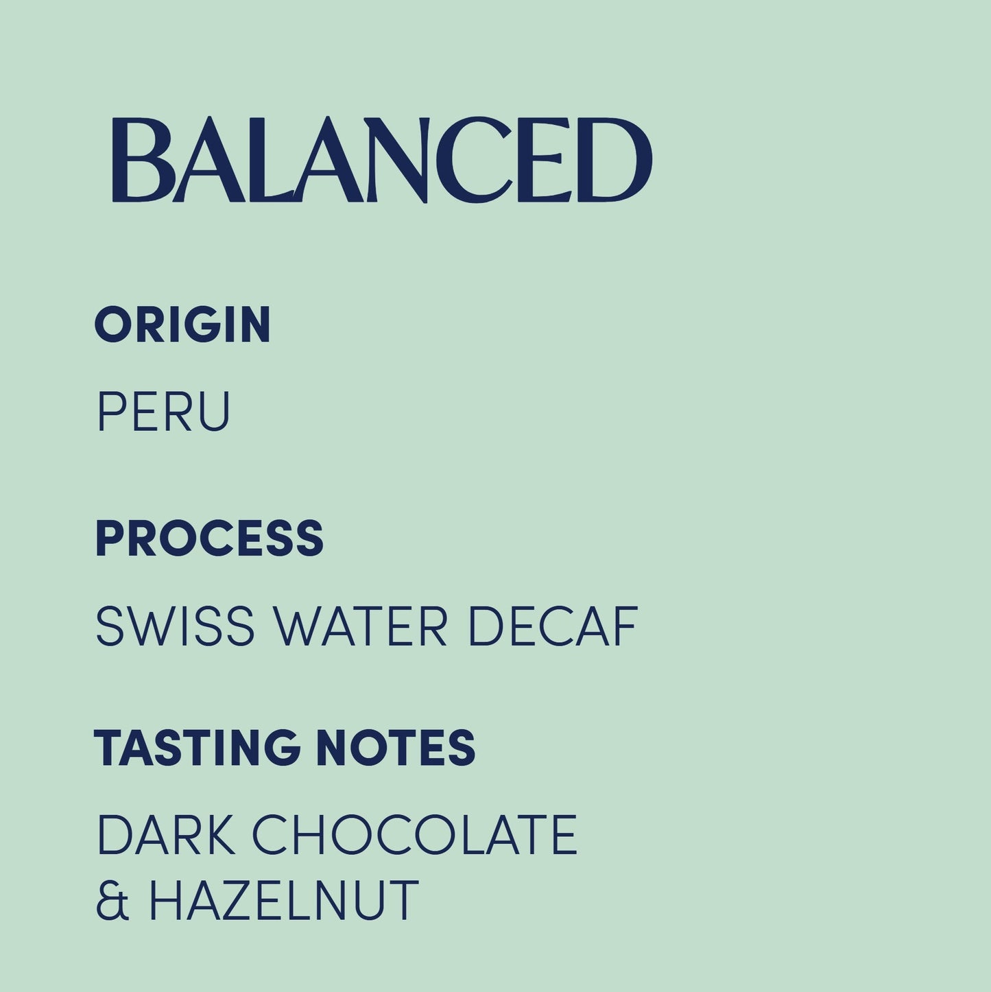 Swiss Water Decaf
