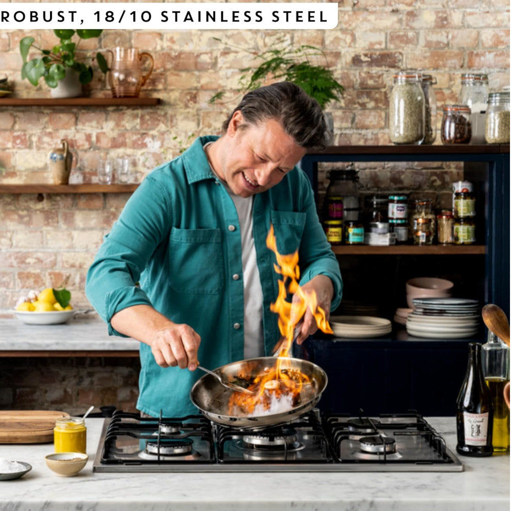 T-FAL E3114475 Jamie Oliver Stewpot 20 cm With Draining Lid
