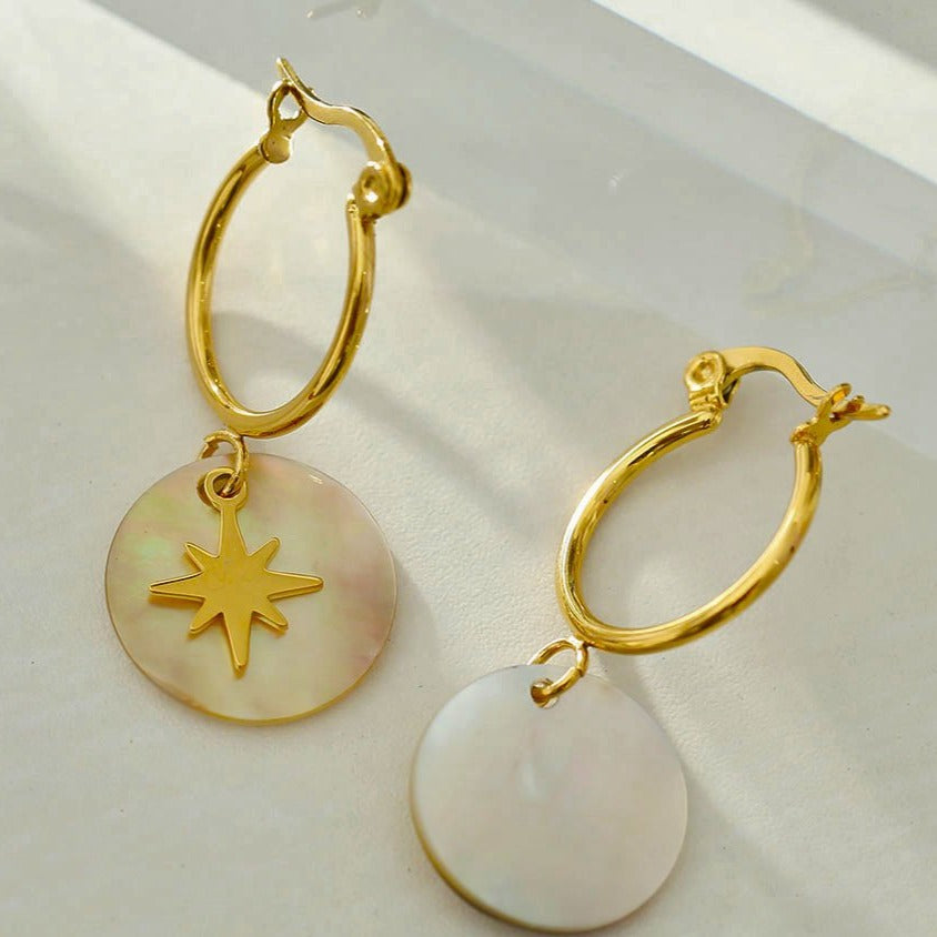 Boucles d'oreilles pendantes EVA