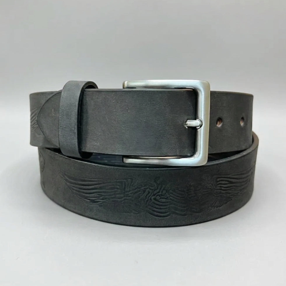 Engine Eagle Removable Buckle Leather Belt