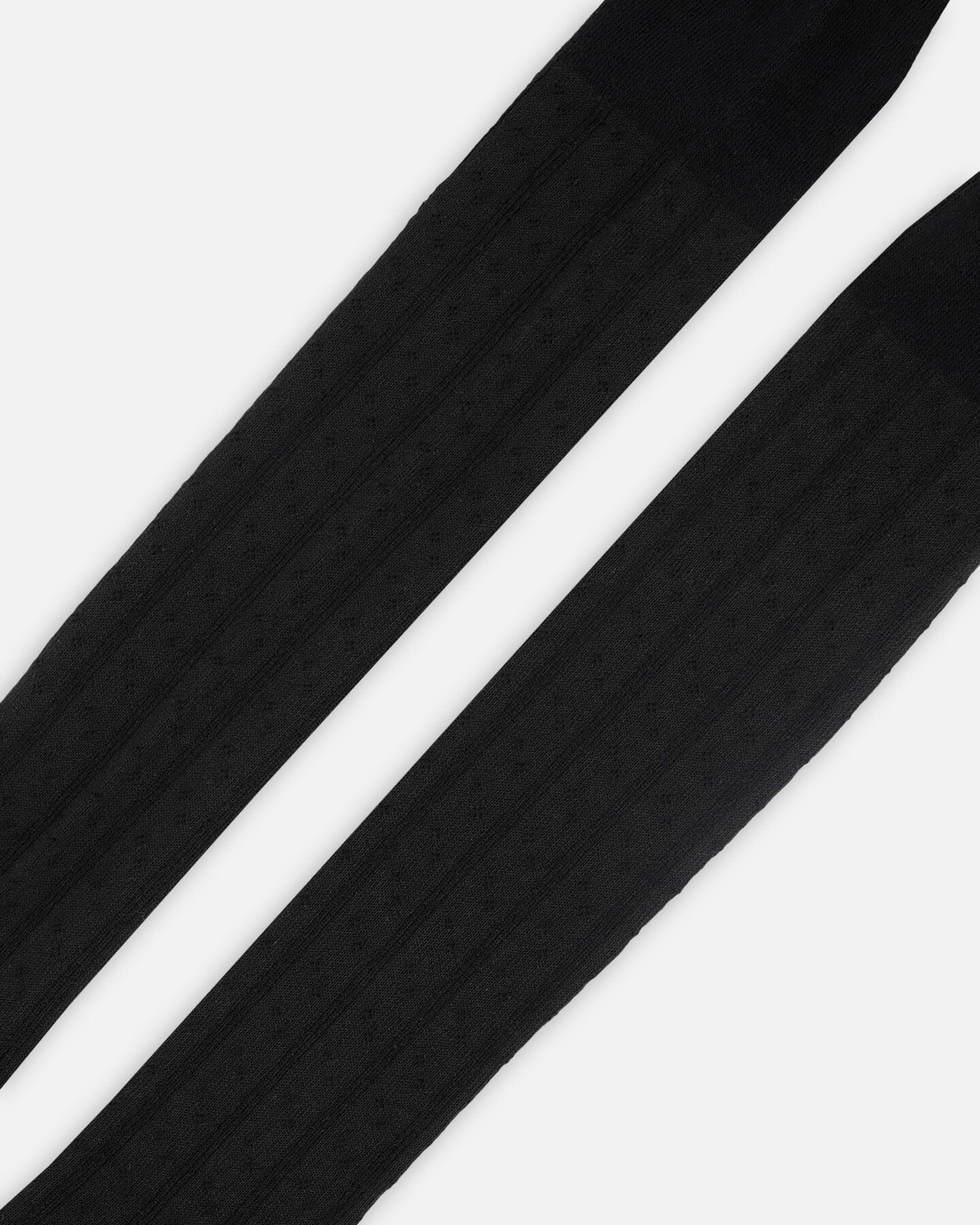 Collant Bébé Côtelé Noir