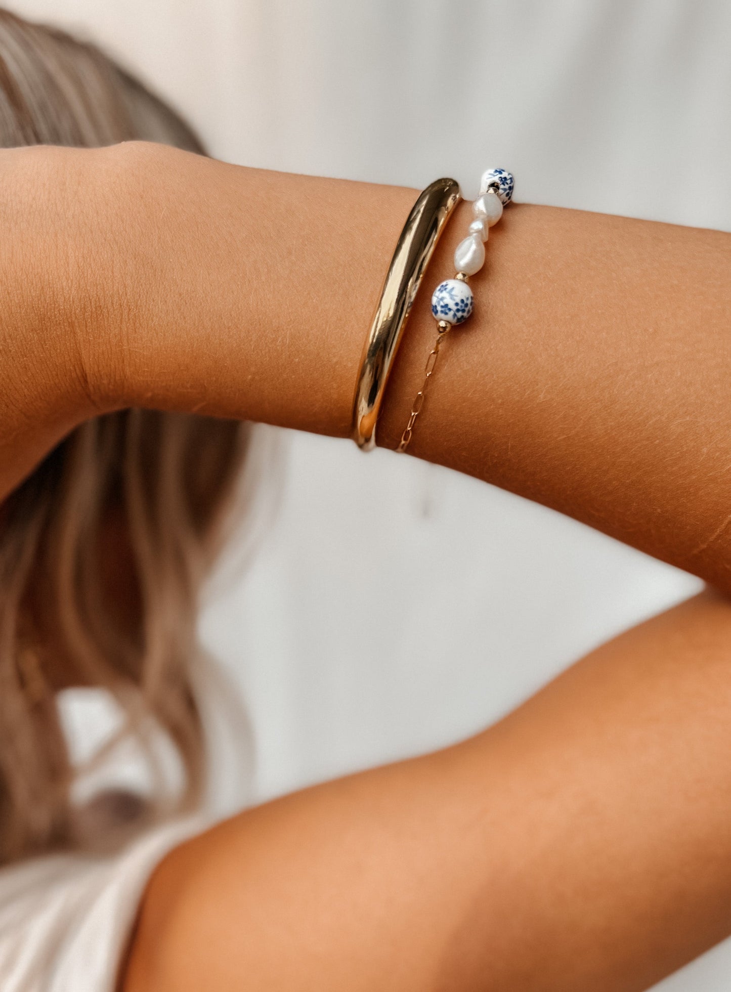 Bracelet rigide Saint Laurent