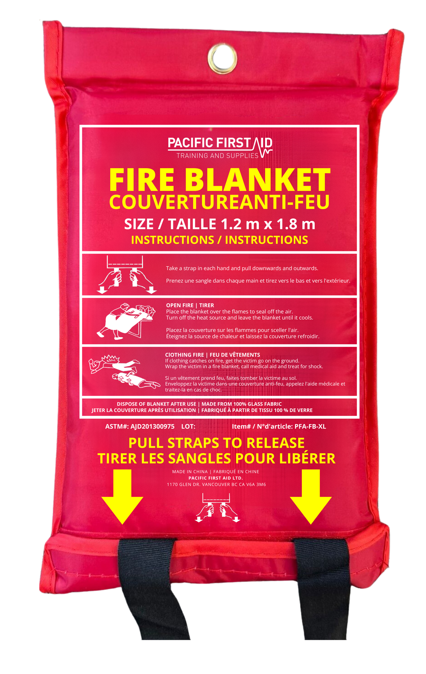 Couverture anti-feu