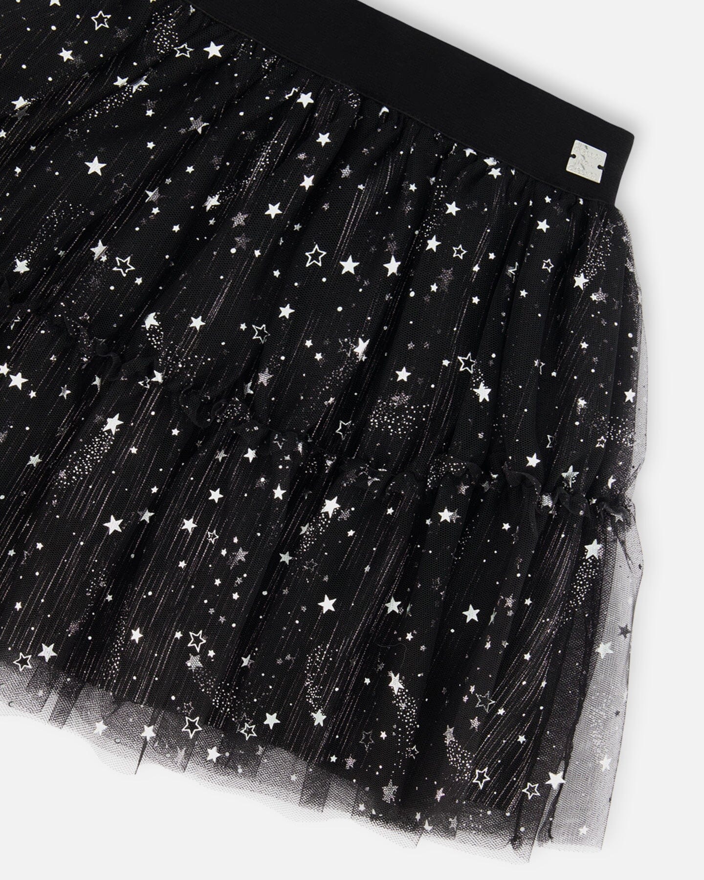 Jupe en tulle scintillante noire