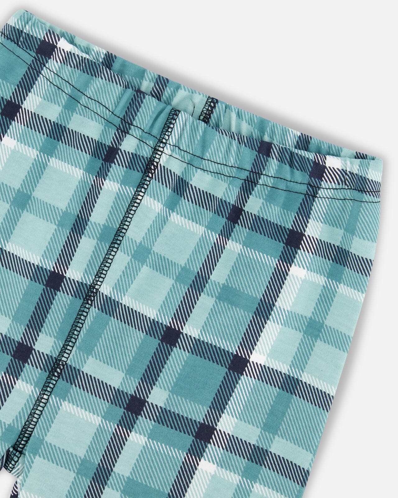 Pyjama deux pièces en coton biologique Motif voitures vertes