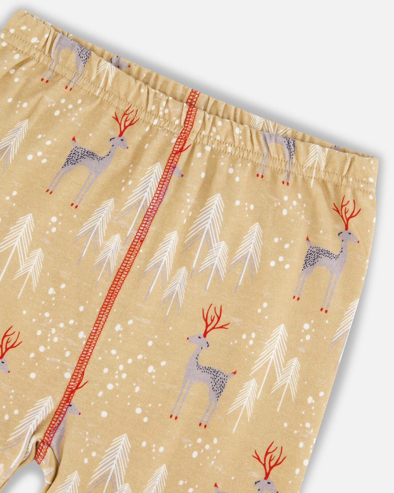 Organic Cotton Kid Two Piece Family Christmas Pajama Set