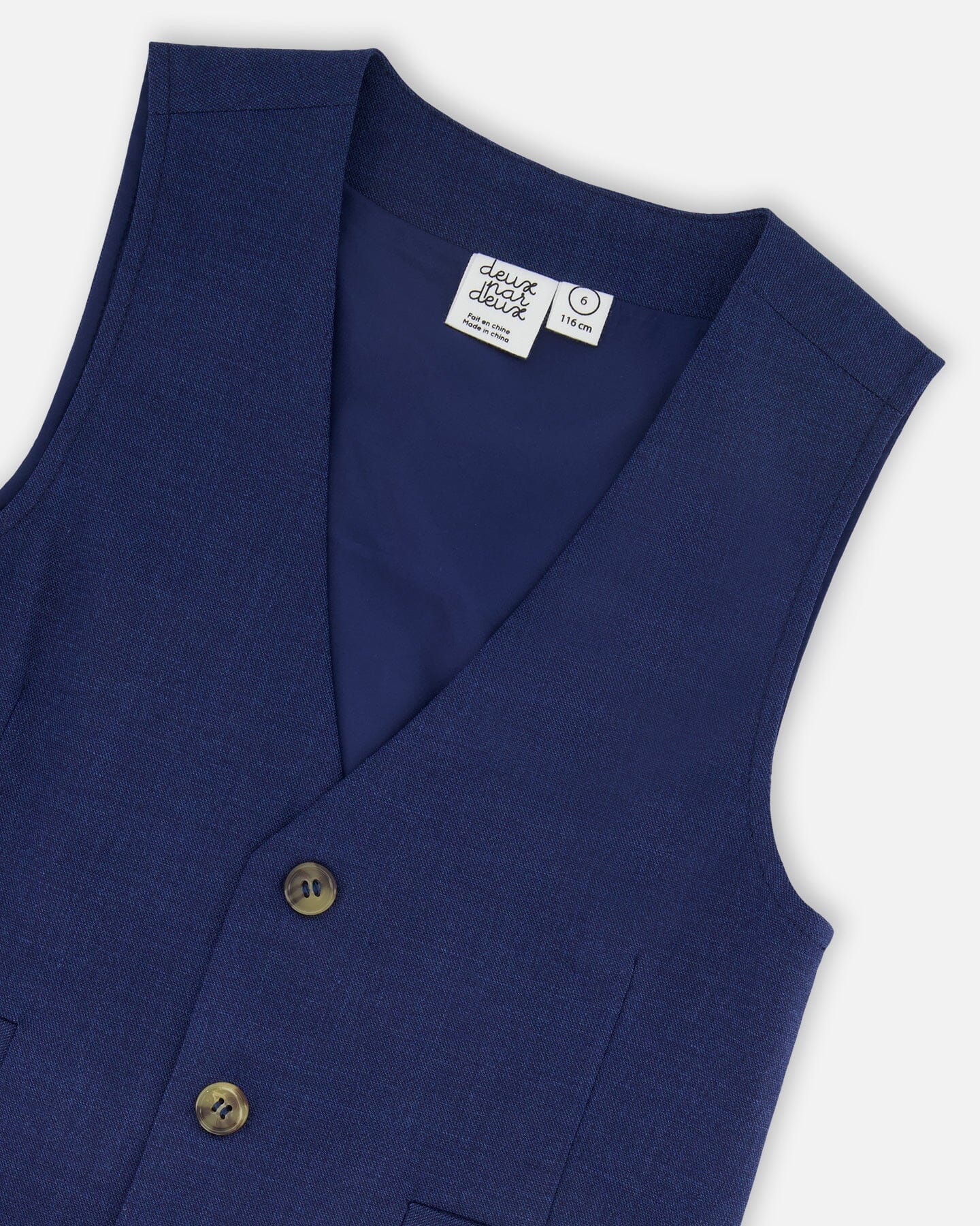 Gilet sans manches bleu marine