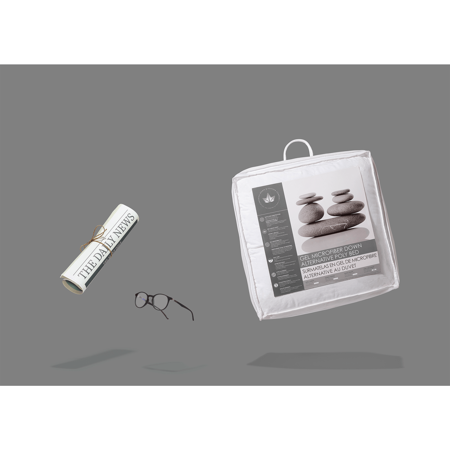 Lit alternatif en microfibre de gel