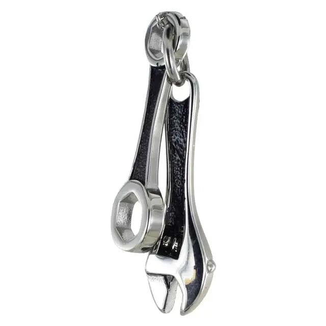GoSteel Men's Spanner Wrench Pendant | Stainless Steel