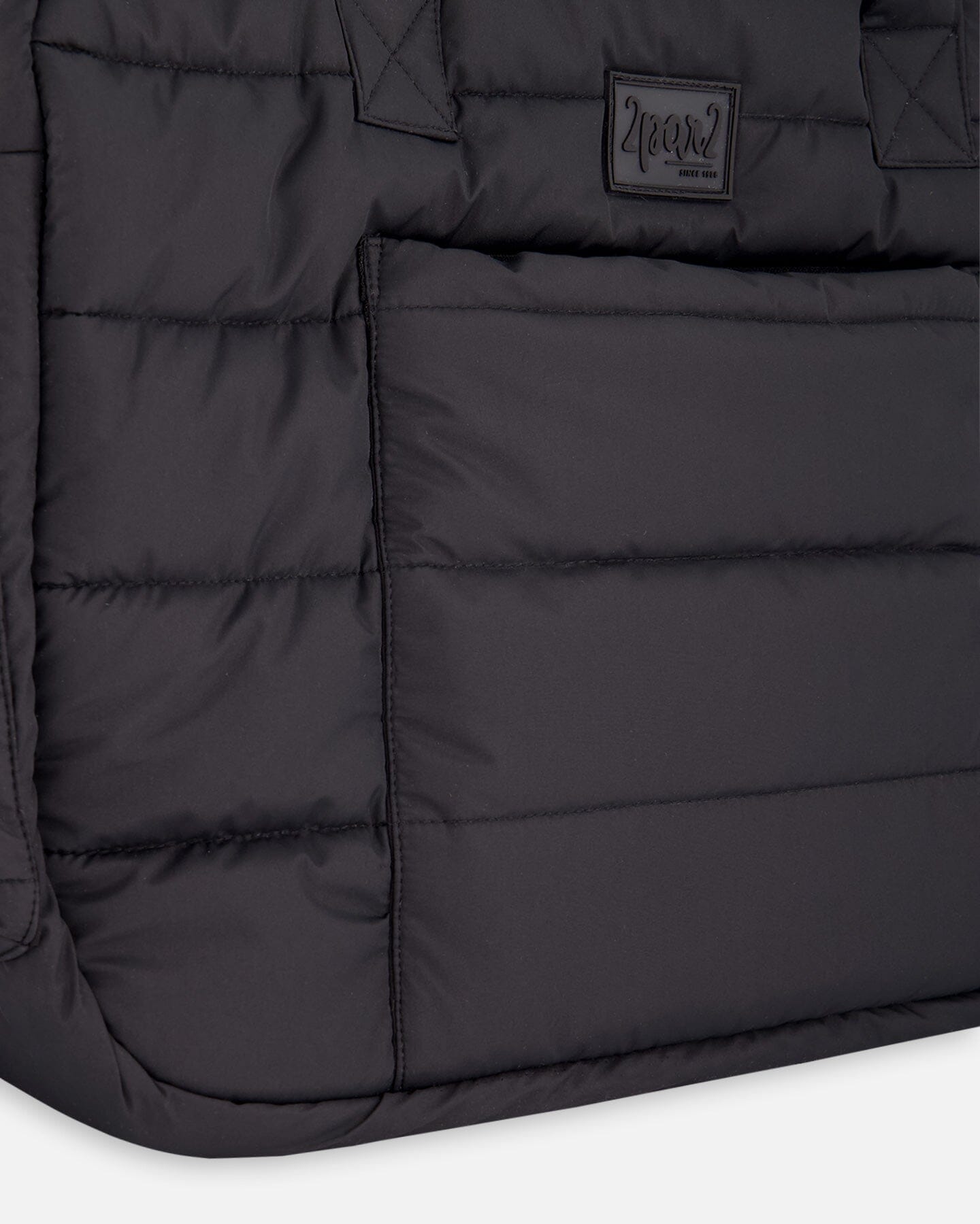 Sac à langer avec matelas à langer inclus Noir