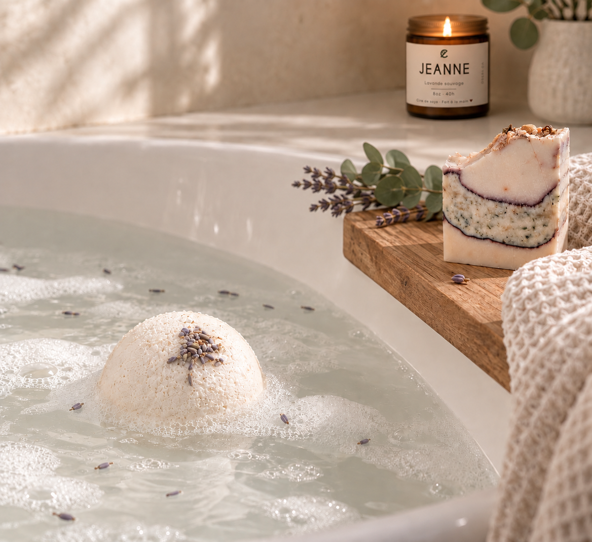 Bombe de bain ÉMILY à la lavande