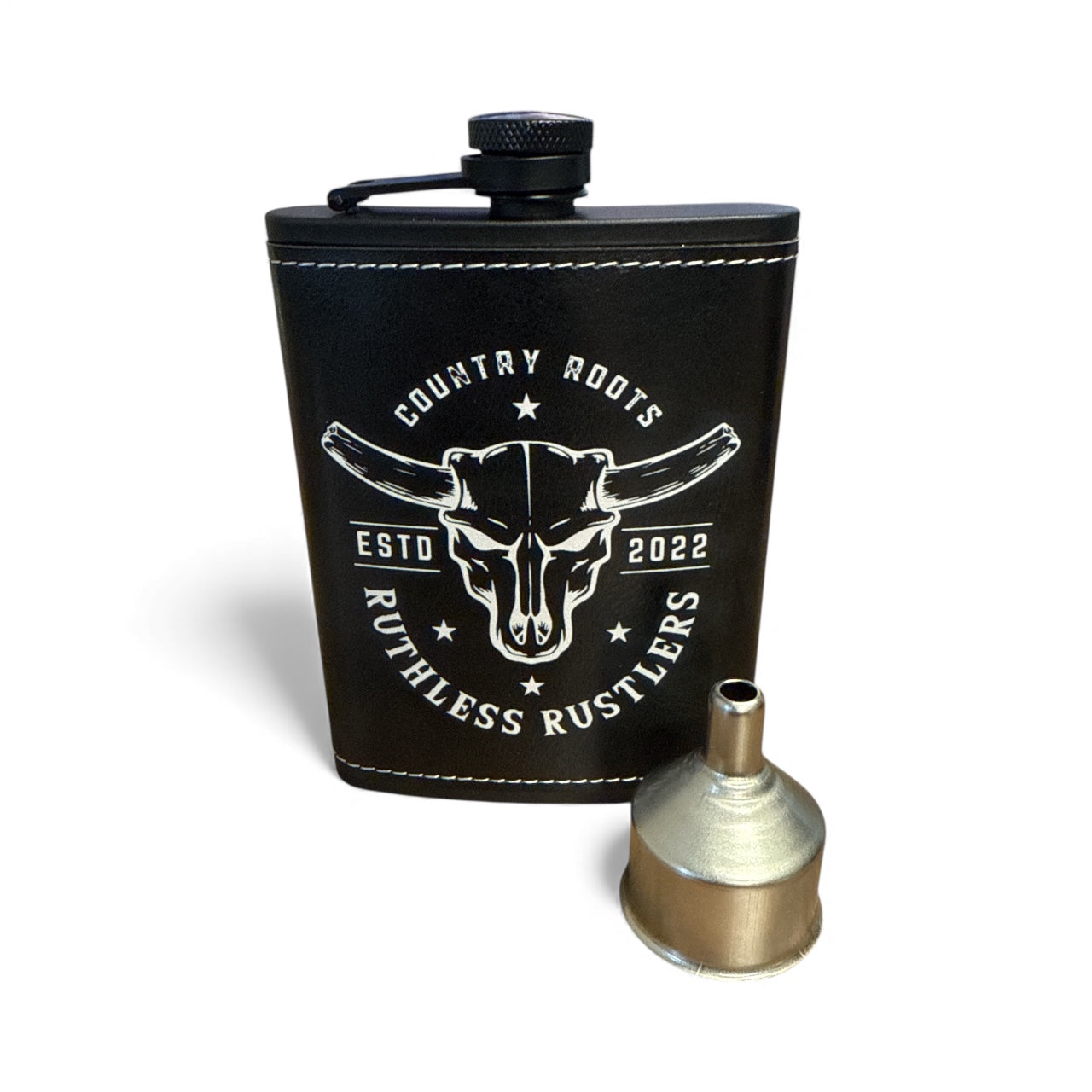 Coffret flasque de hanche Ruthless Rustlers Country Roots | Noir