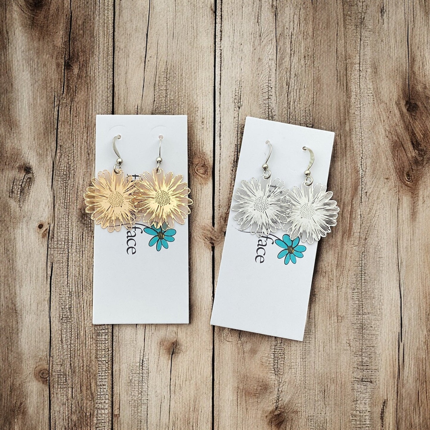 Boucles d'oreilles légères éclat floral