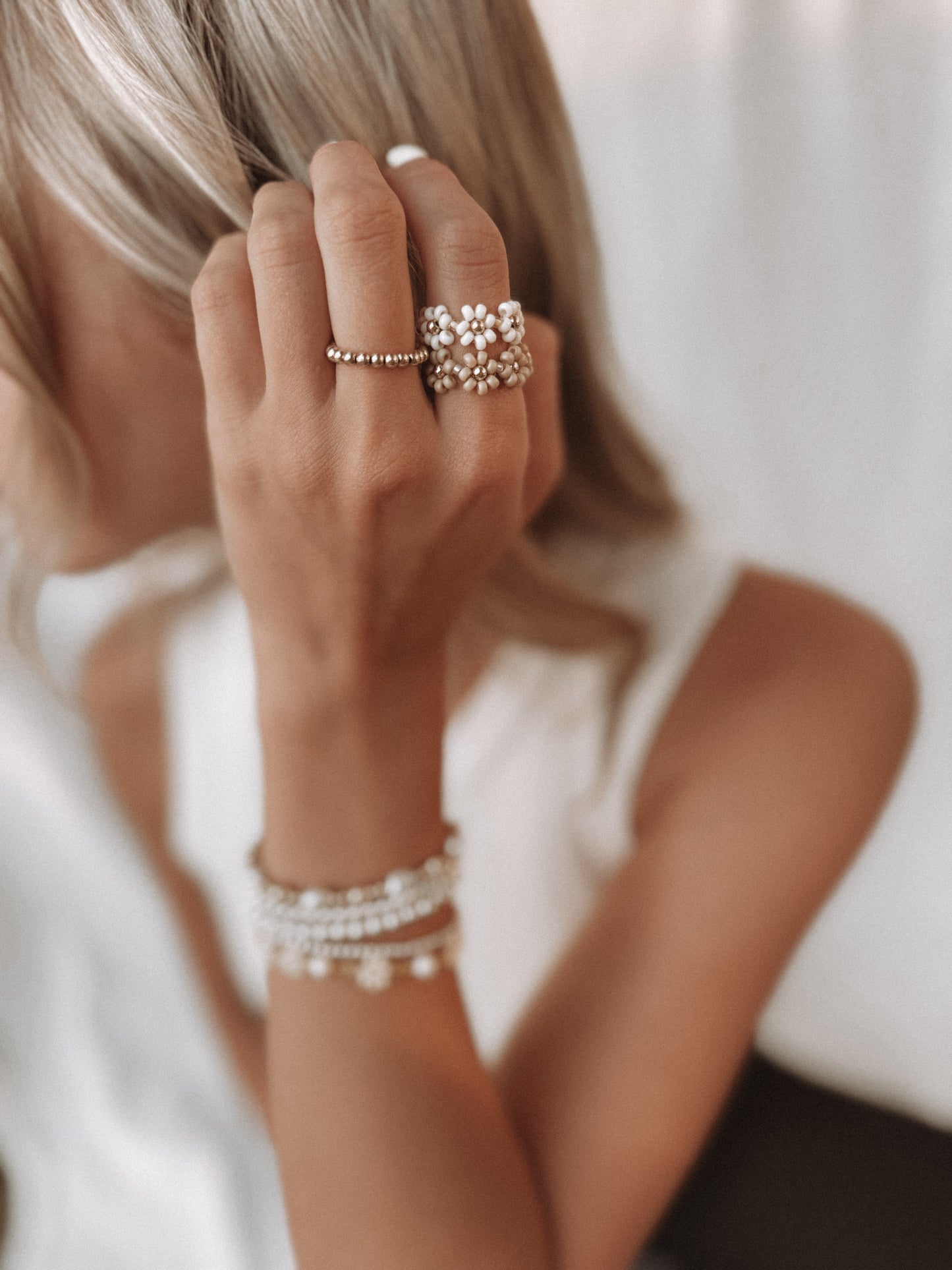 La collection de bagues Daisy Chain