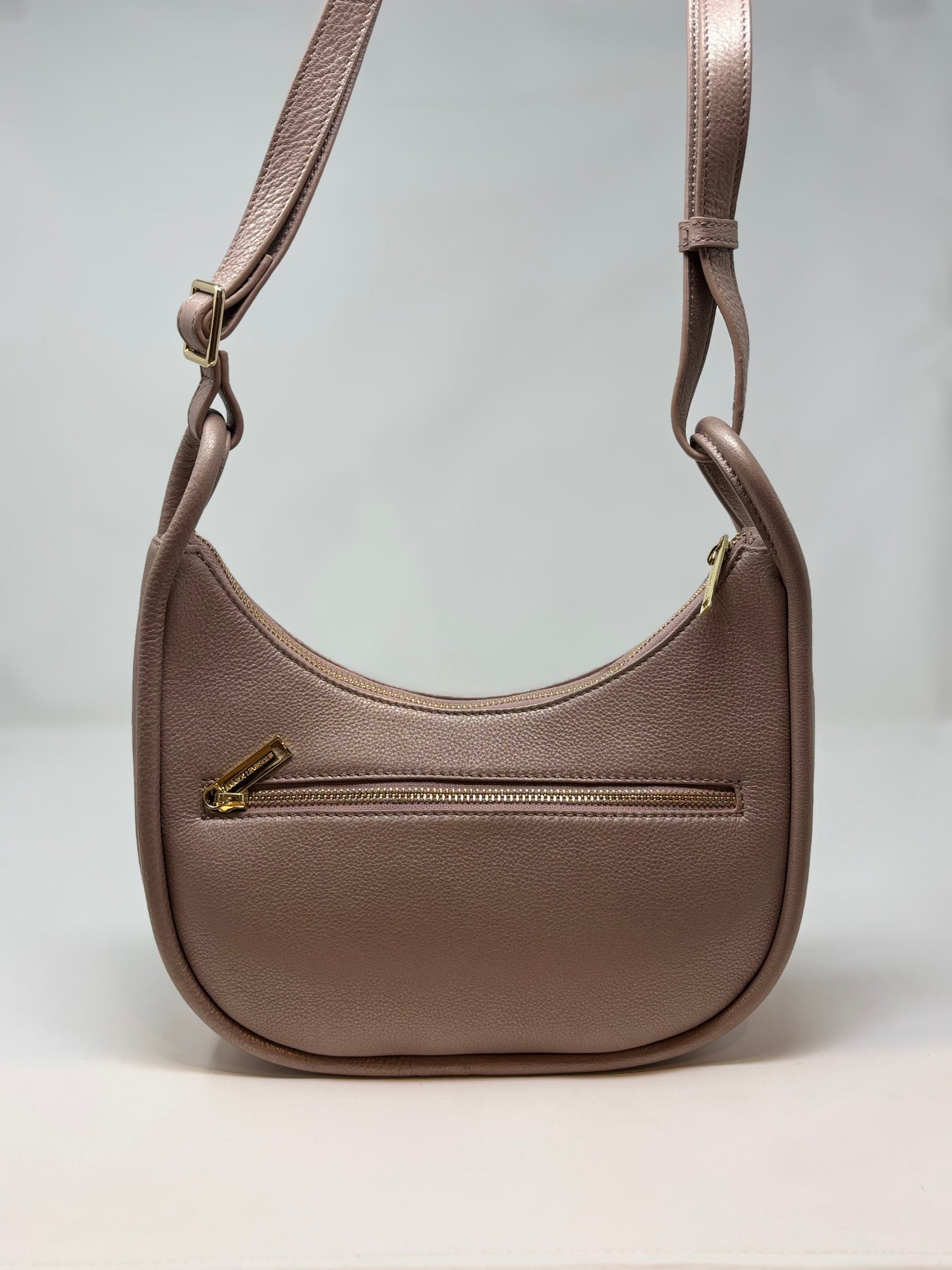 Sac bandoulière platine rose - Sabrina