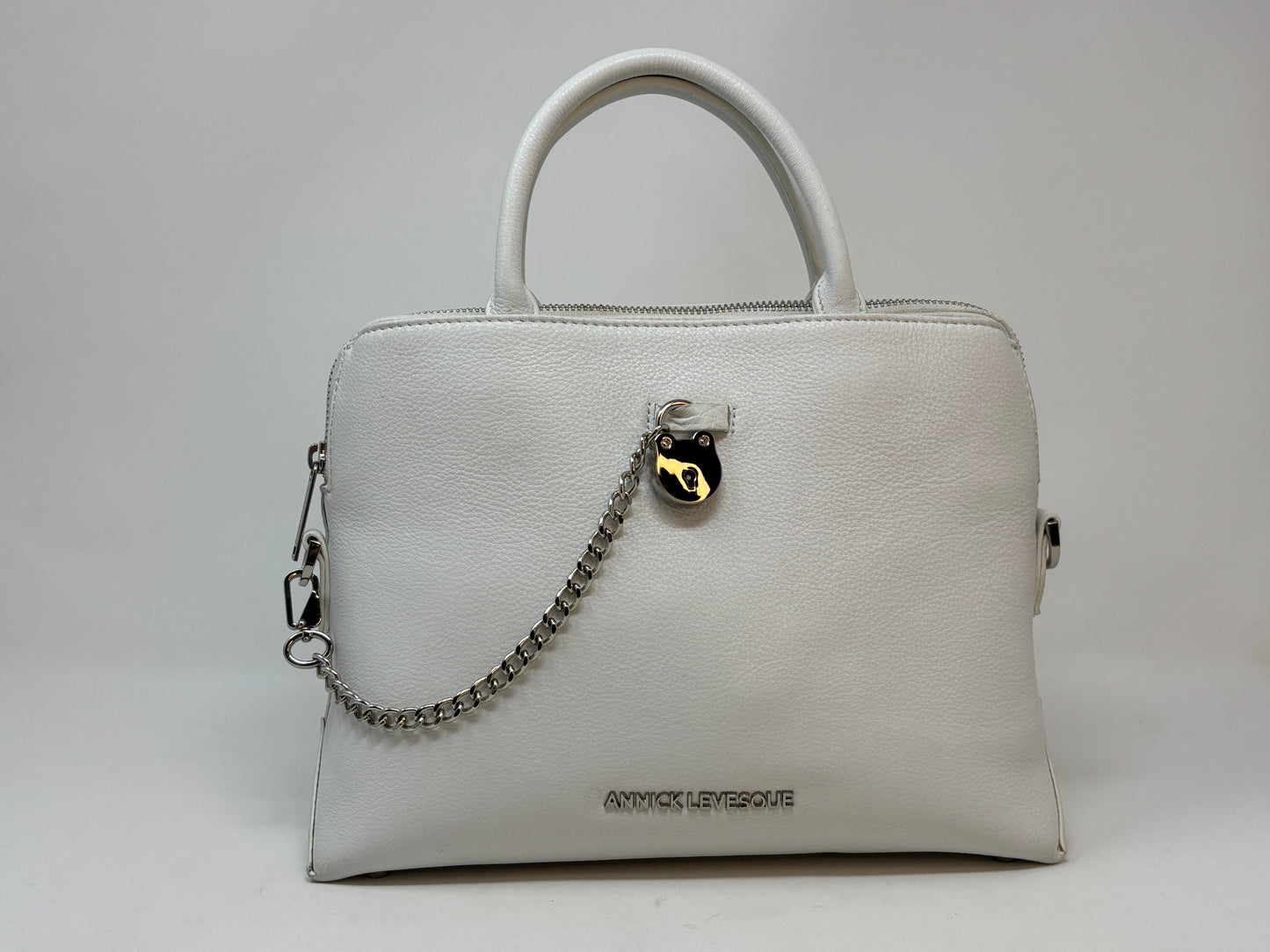 Sac à main en cuir blanc | Miranda
