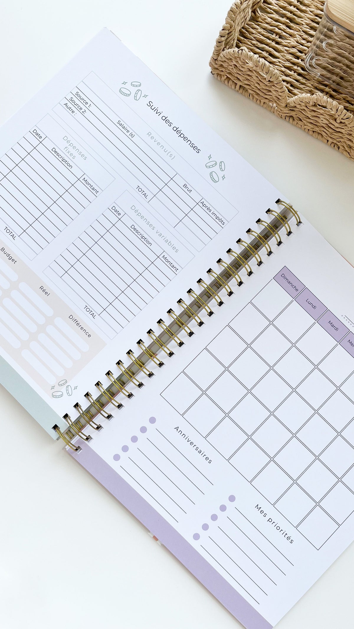 Agenda perpétuel smiley (non-daté)