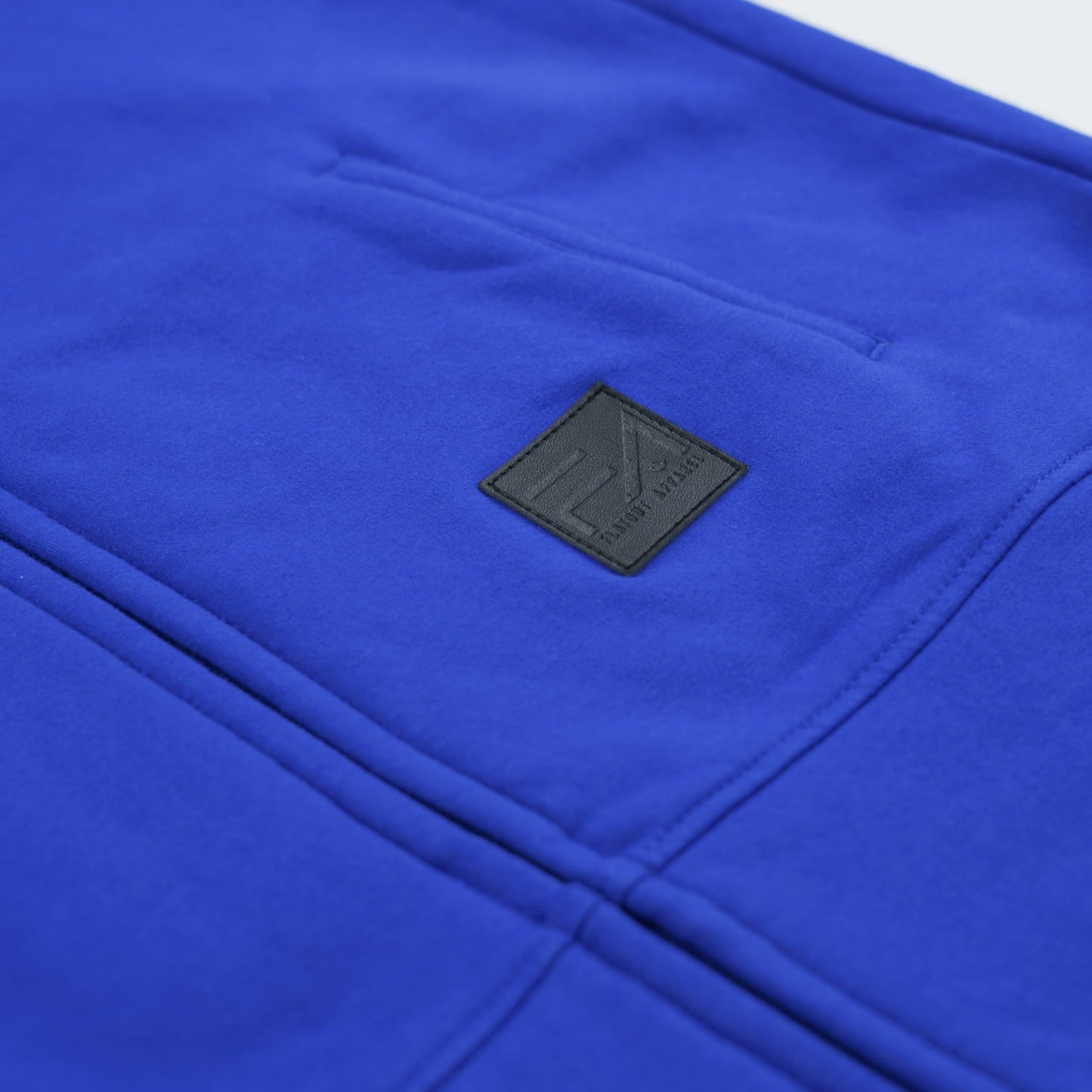 Sweat à capuche zippé Kora bleu roi