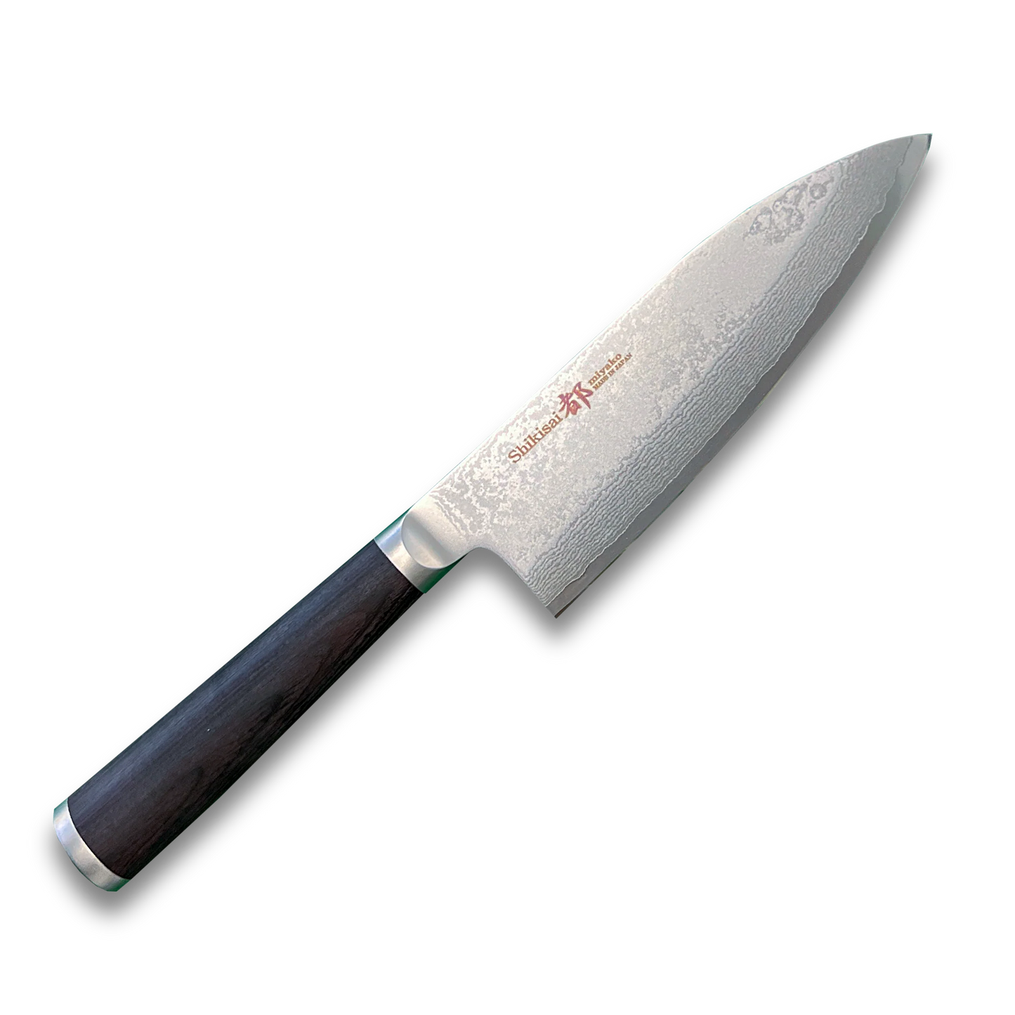 Couteau Deba Miyako SUS 165 mm, pour droitier | Lame en acier Damas 33 couches – Fabriqué au Japon