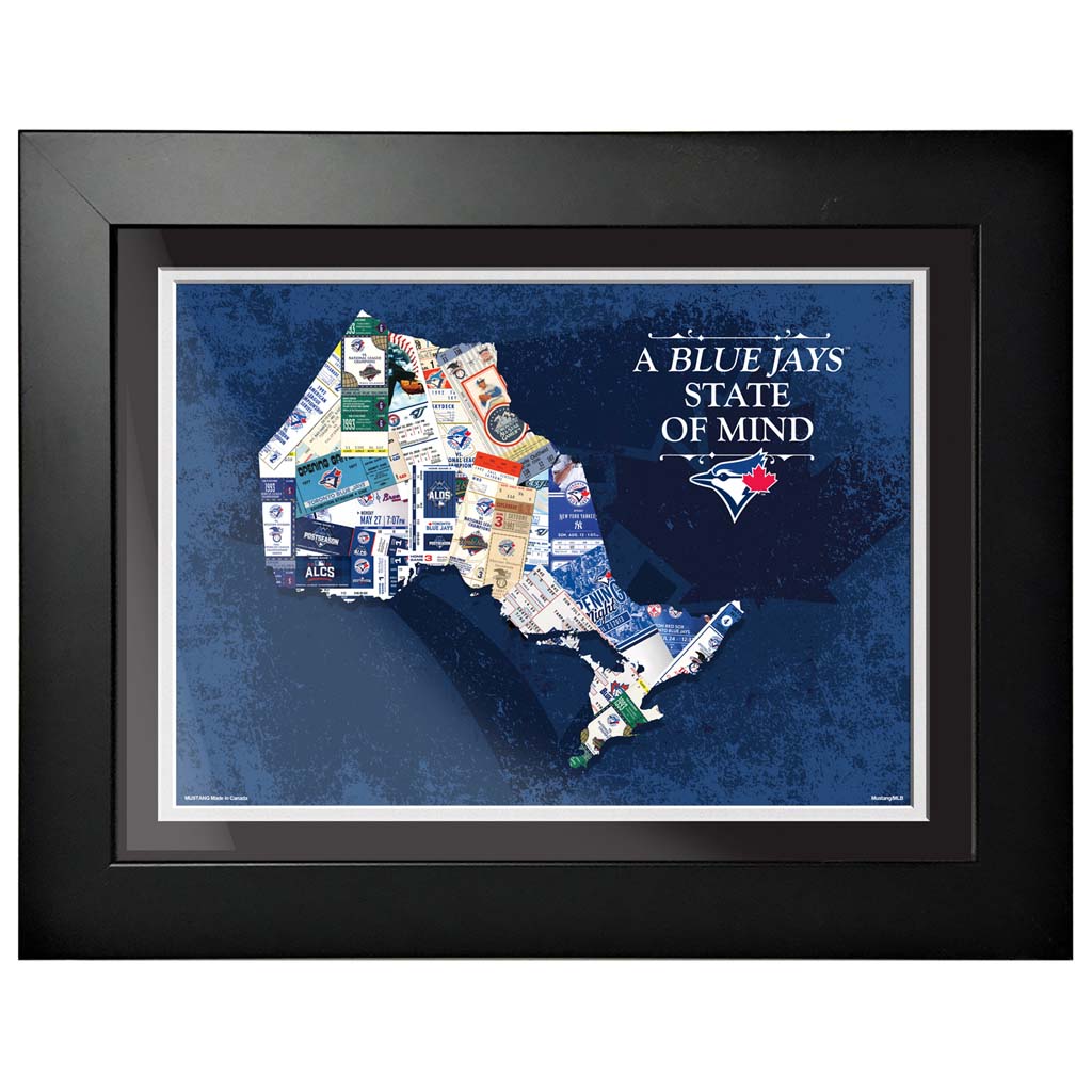 Blue Jays de Toronto - Œuvre d'art encadrée « State of Mind » 12x16