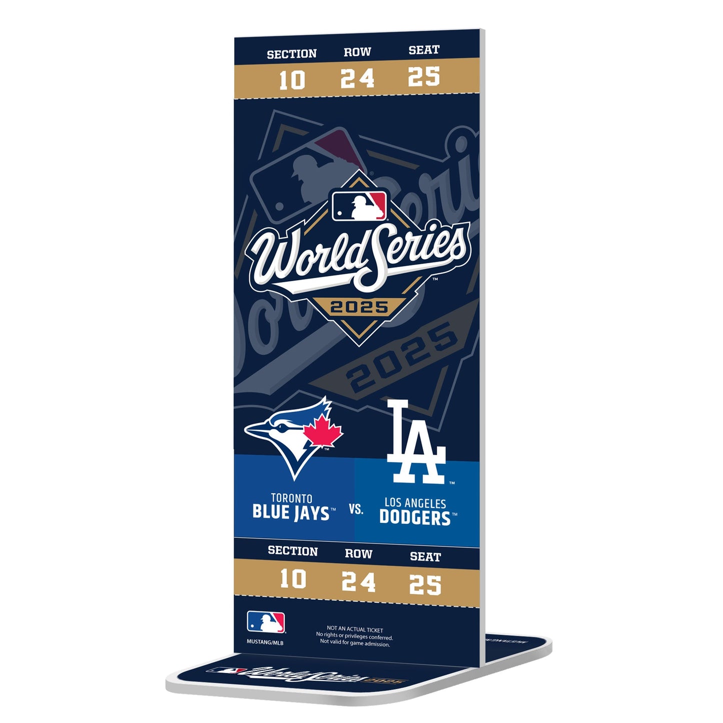 Billet souvenir de la Série mondiale de la MLB 2025 | Blue Jays de Toronto contre Dodgers de Los Angeles
