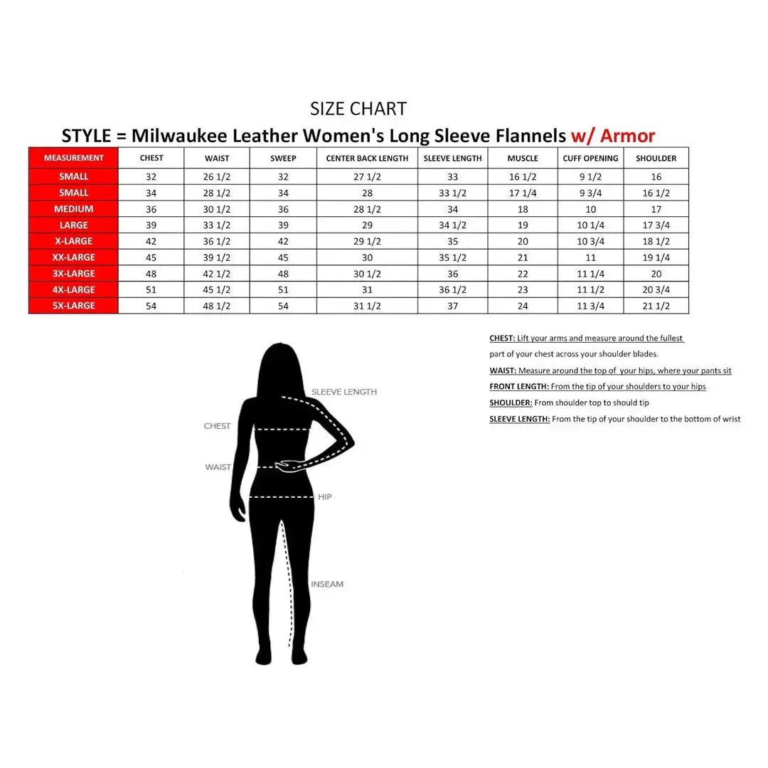Chemise à Carreaux Matelassée pour Femme Milwaukee Leather