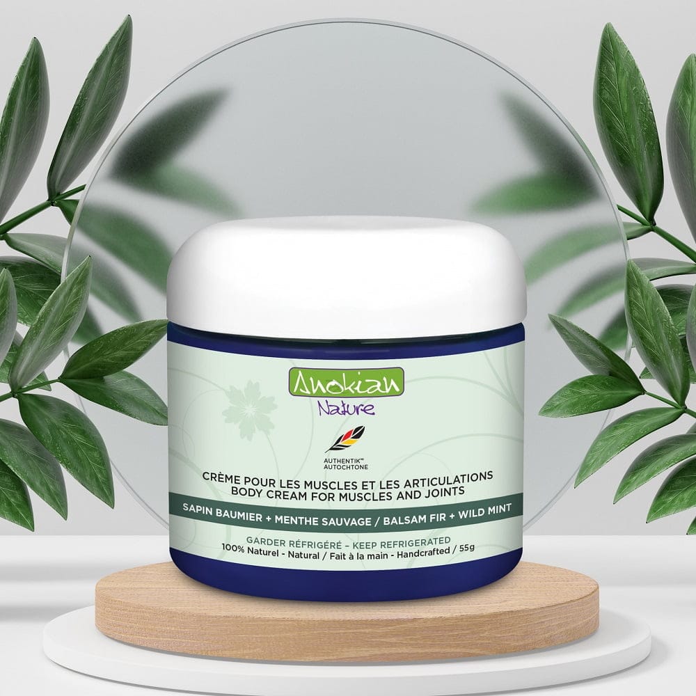 Crème naturelle pour les tensions musculaires | Sapin baumier & menthe sauvage