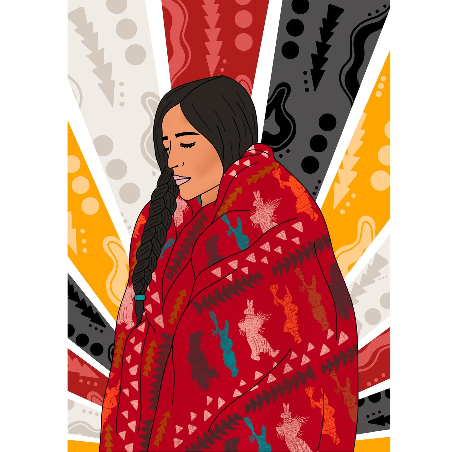 Couverture matriarche | Casse-tête de 500 pièces pour adultes | Conçu au Canada par Jadyn Williams
