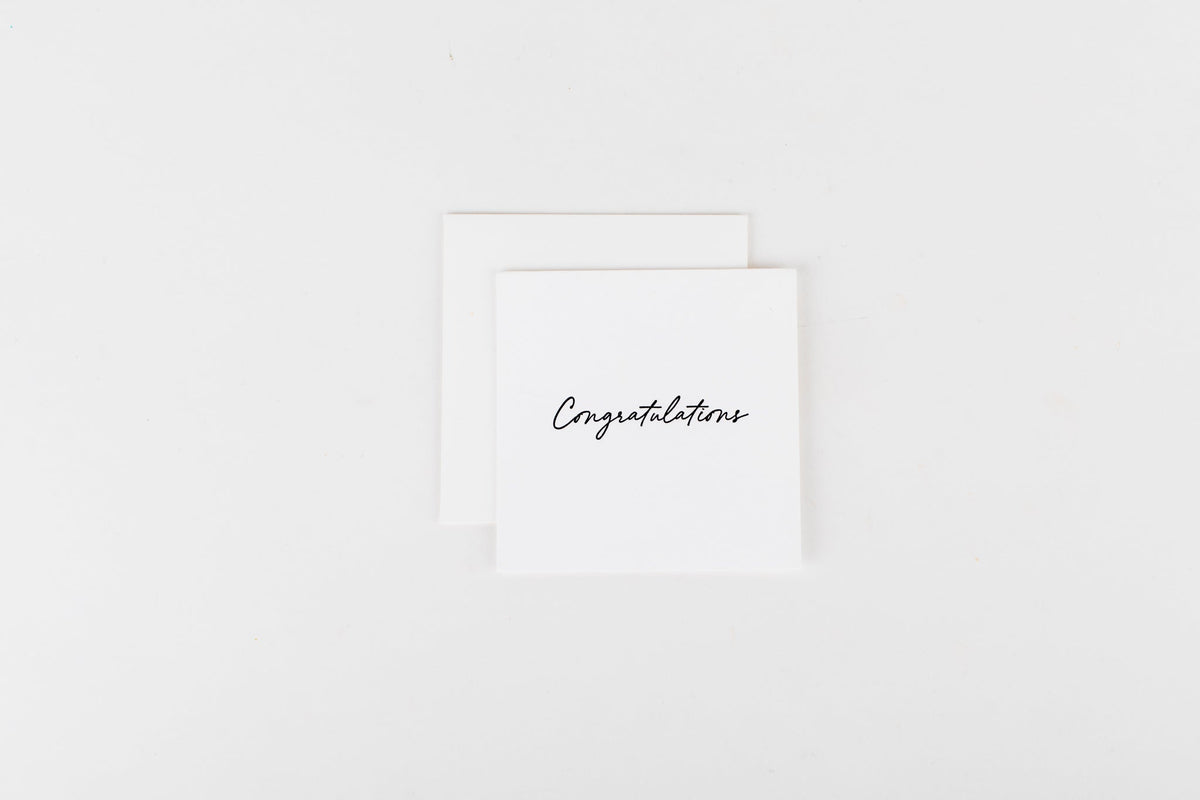Congratulations - Mini Notecard