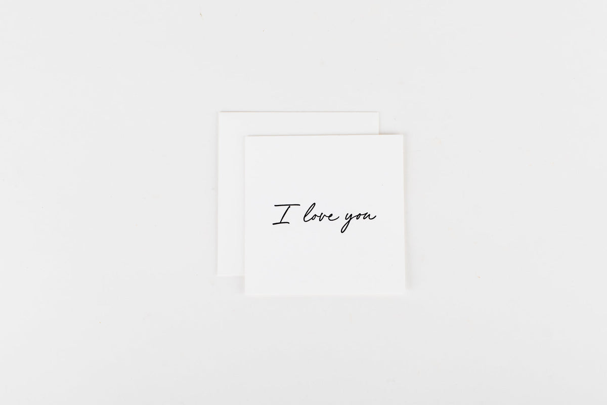 I Love You - Mini Notecard