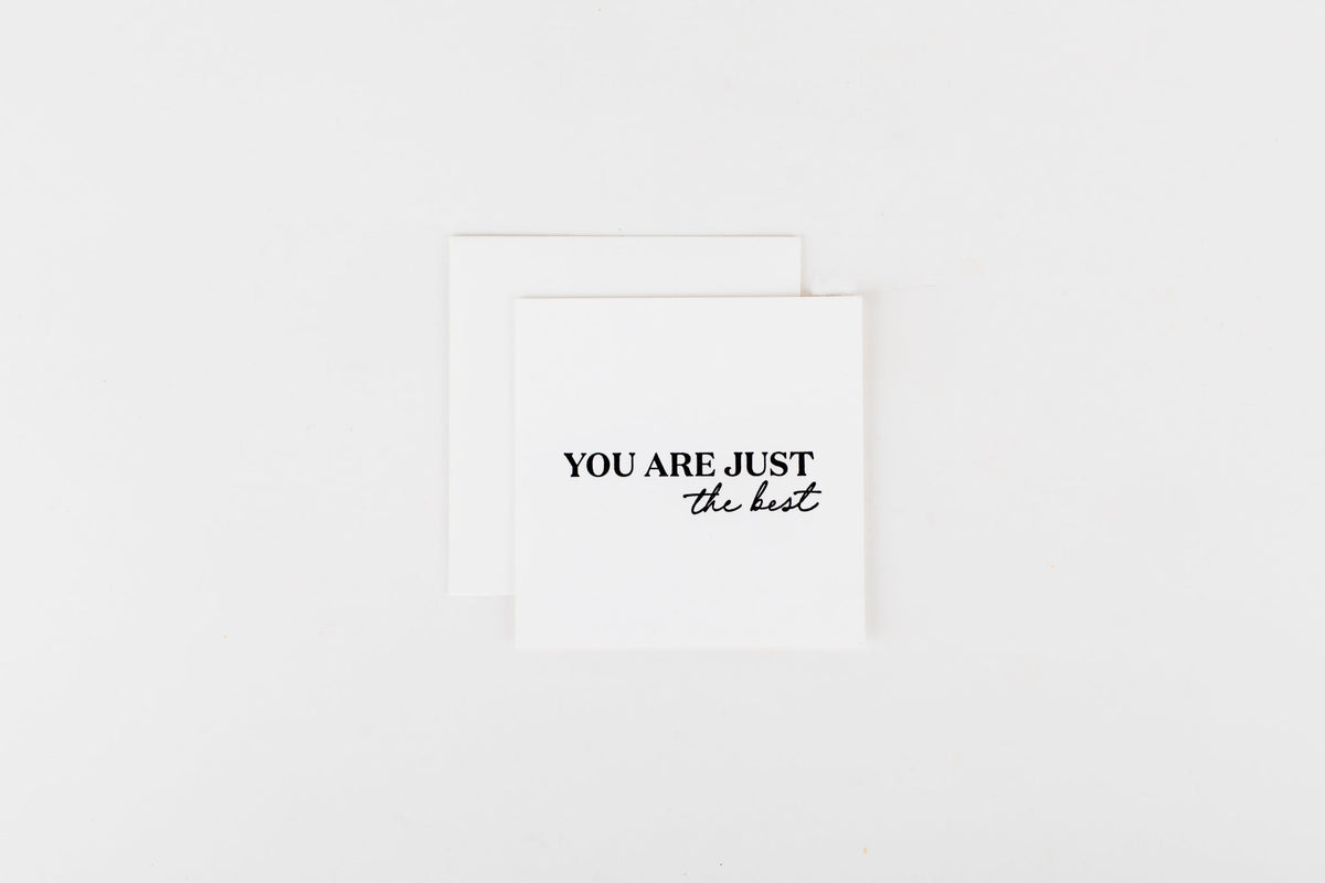 You are the Best - Mini Notecard