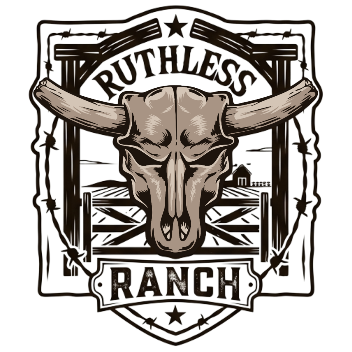 RUTHLESS RANCH HOODIE | Army Green