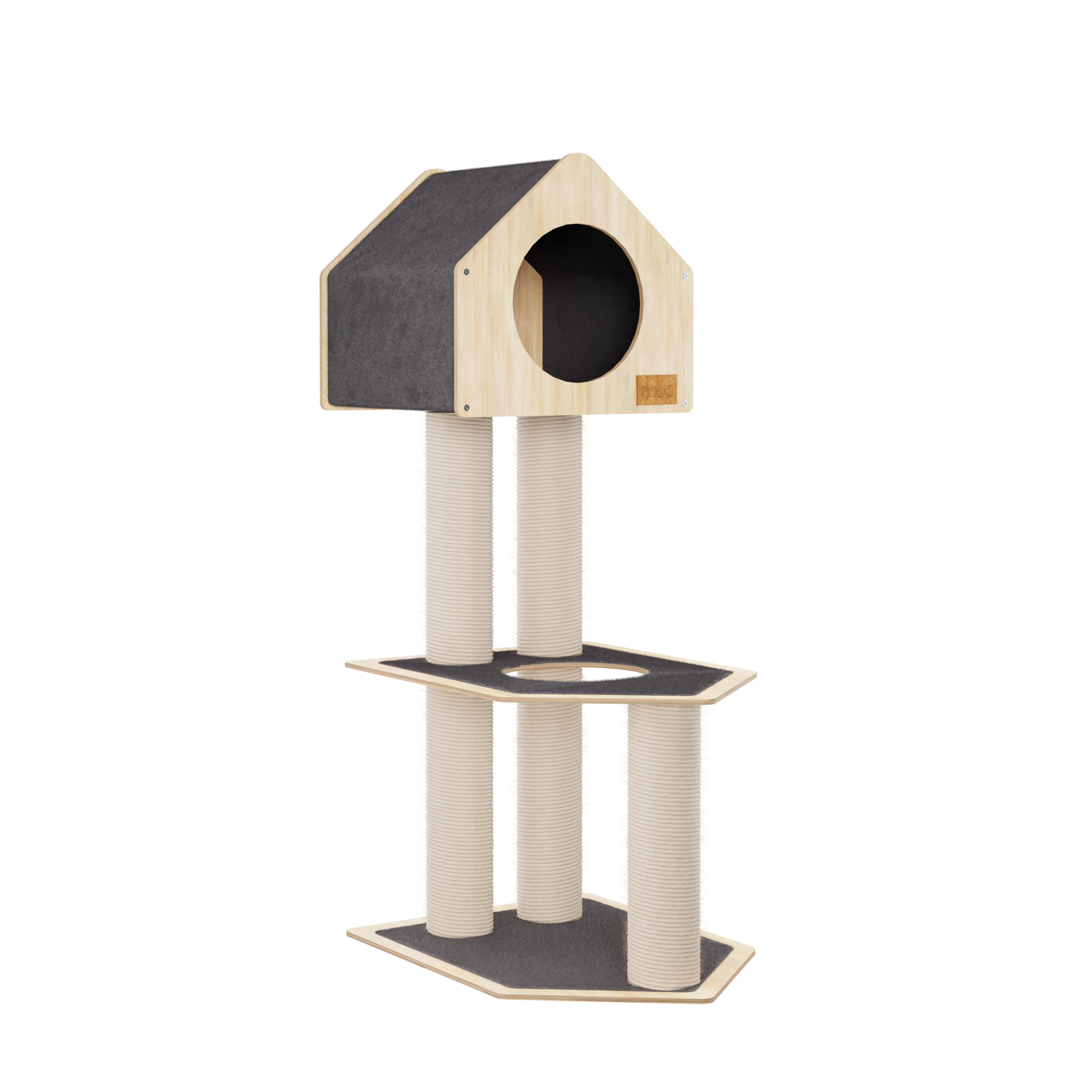 Condo Refuge - Arbre à Chat de Luxe à 2 Niveaux