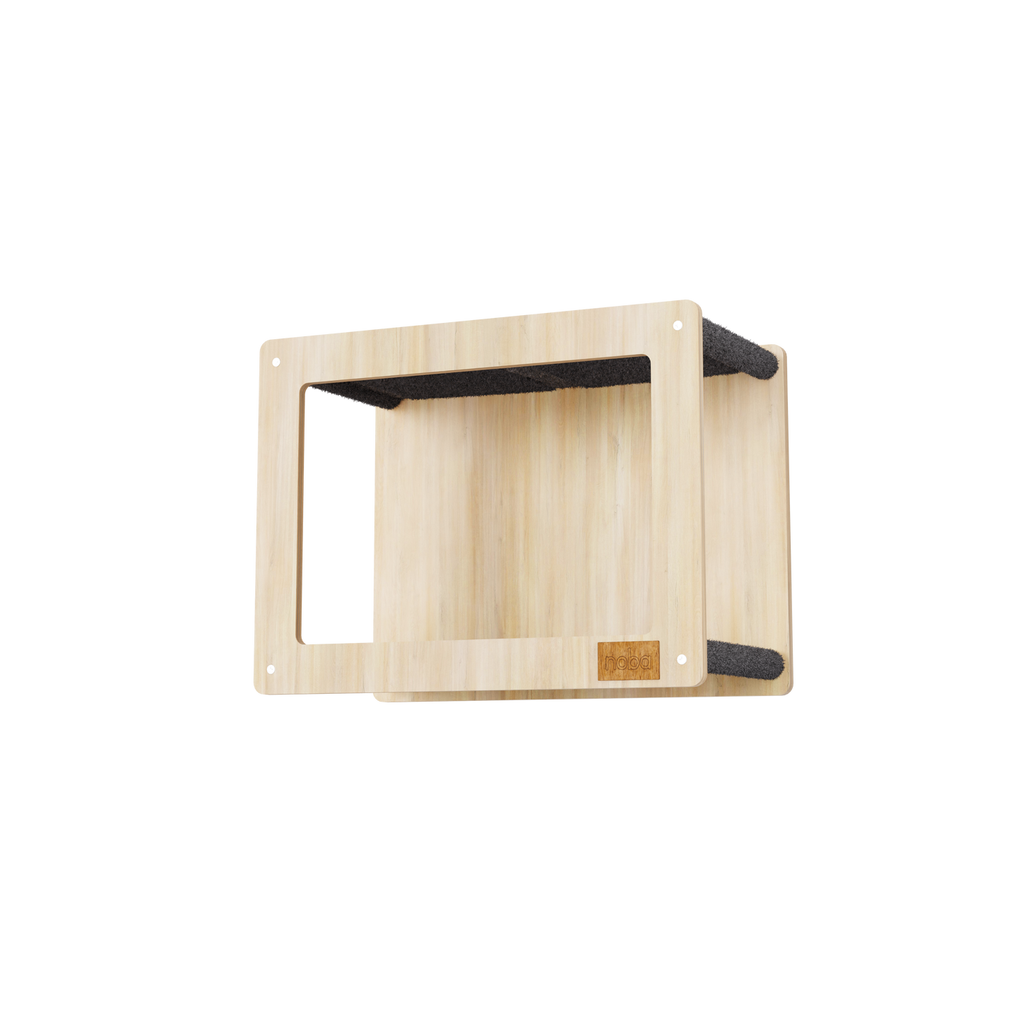 Cachette double hamac murale pour chats