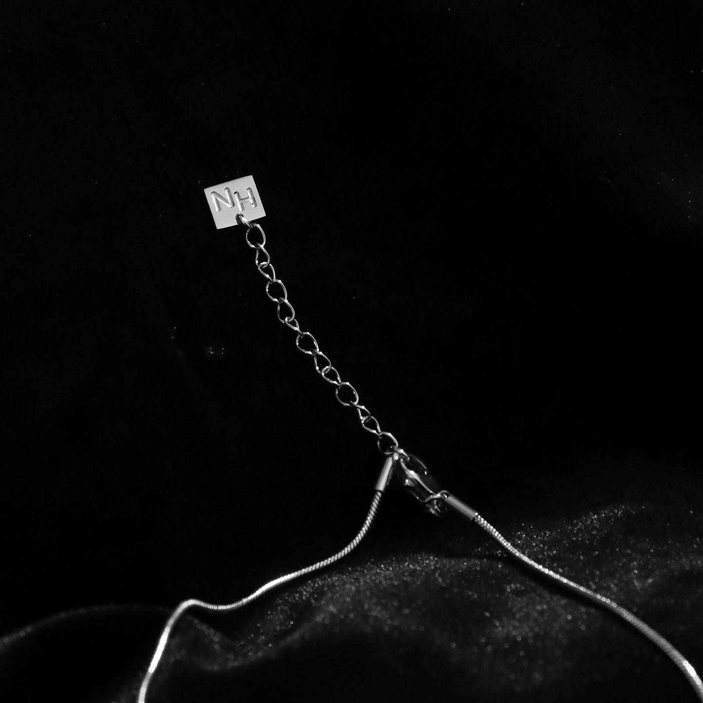 Collier PEDRINA Duo Stick en argent avec chaîne détaillée