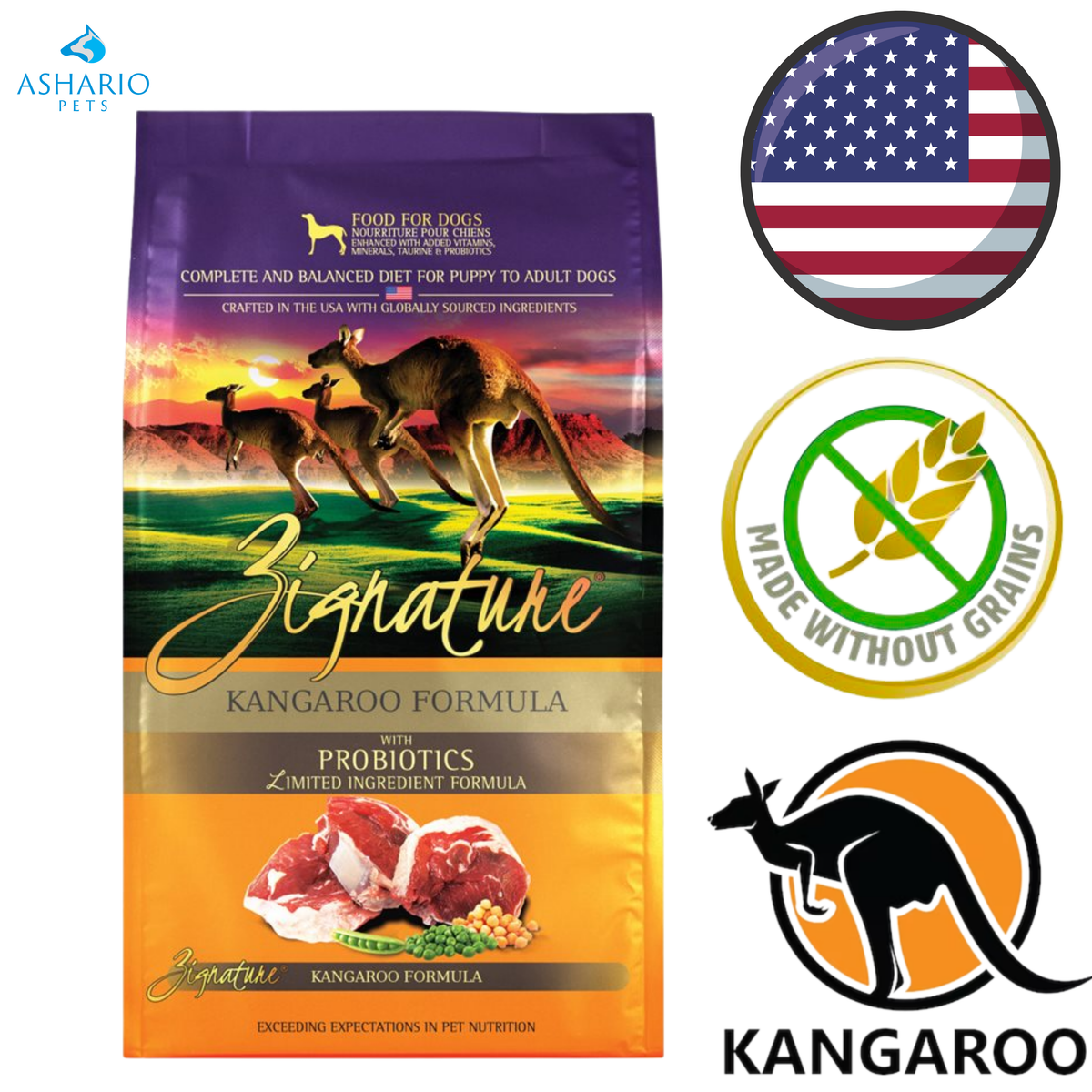 Zignature - Limited Ingredient Grain Free Kangaroo Dry Dog Food