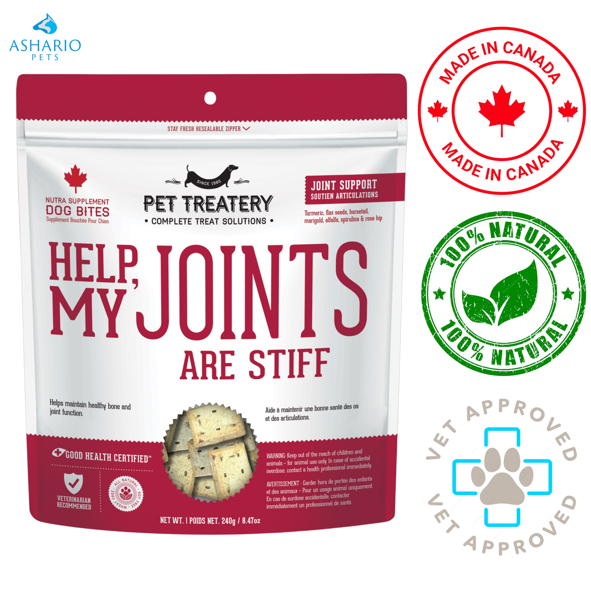 Granville Island Pet Treatery - Help My Joints Are Stiff Dog Treats