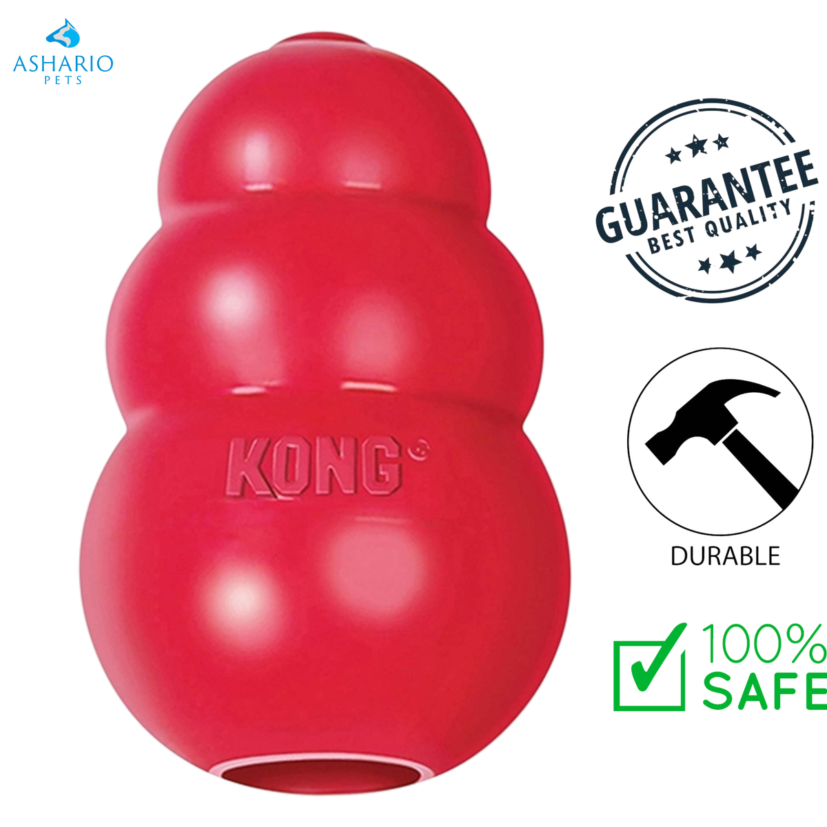 KONG - Classic Red Dog Toy