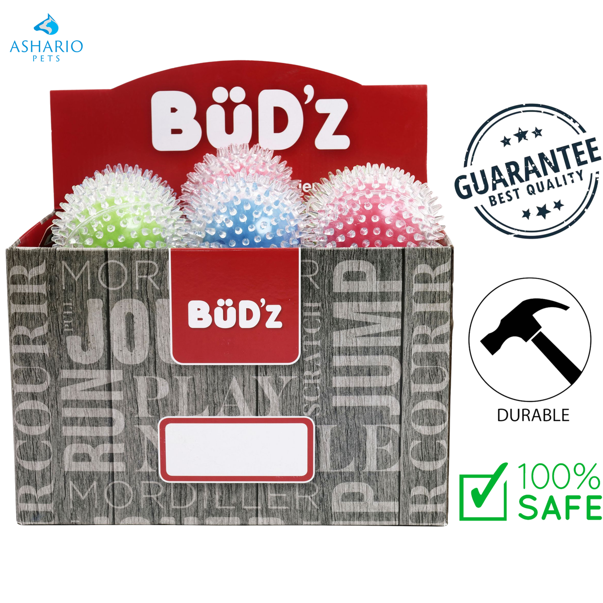 BuD'z - Transparent Balls With Spikes