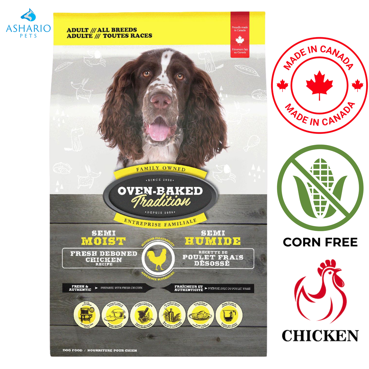 Oven-Baked Tradition - Adult Semi Moist Chicken Dry Dog Food