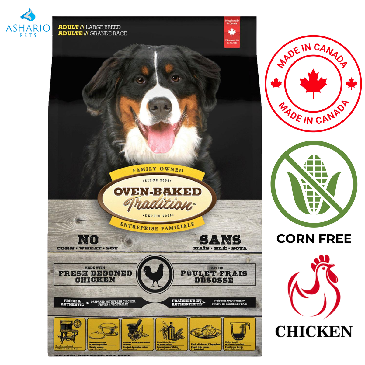 Oven-Baked Tradition - Adult Large Breed Chicken Dry Dog Food