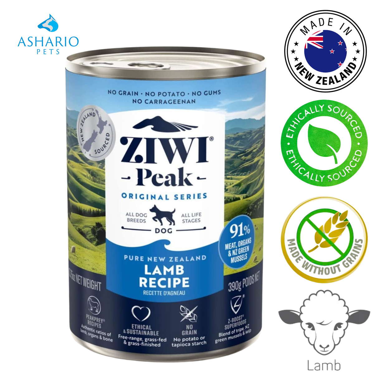 ZIWI - Lamb Canned Dog Food