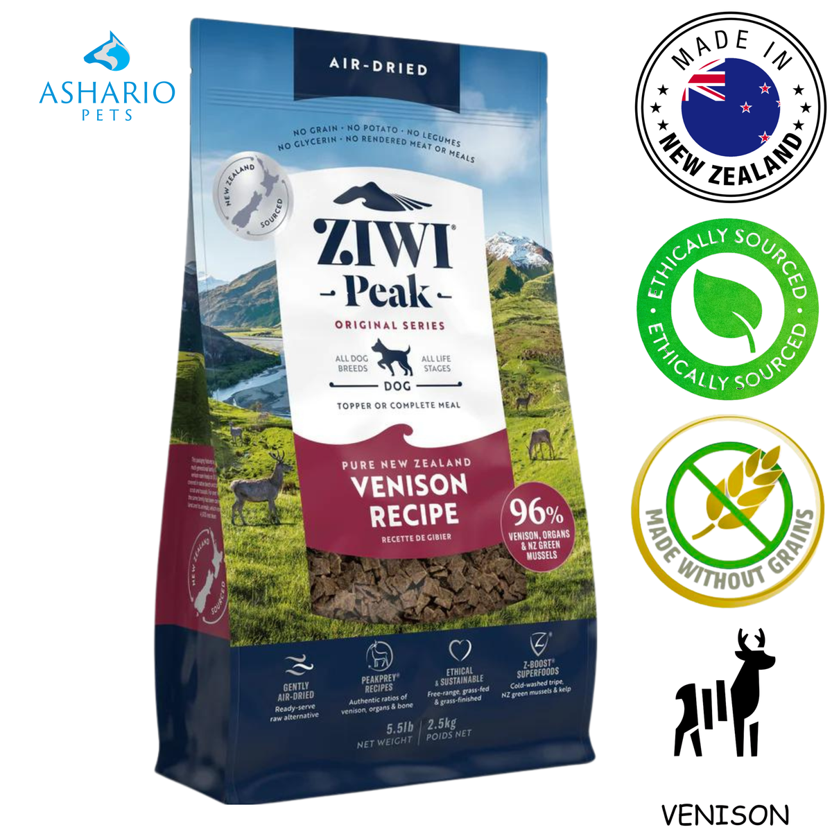 ZIWI - Venison Air Dried Dog Food