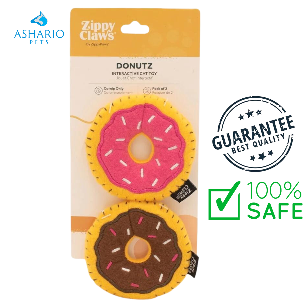 ZippyClaws - 2 Pack Cat Toy