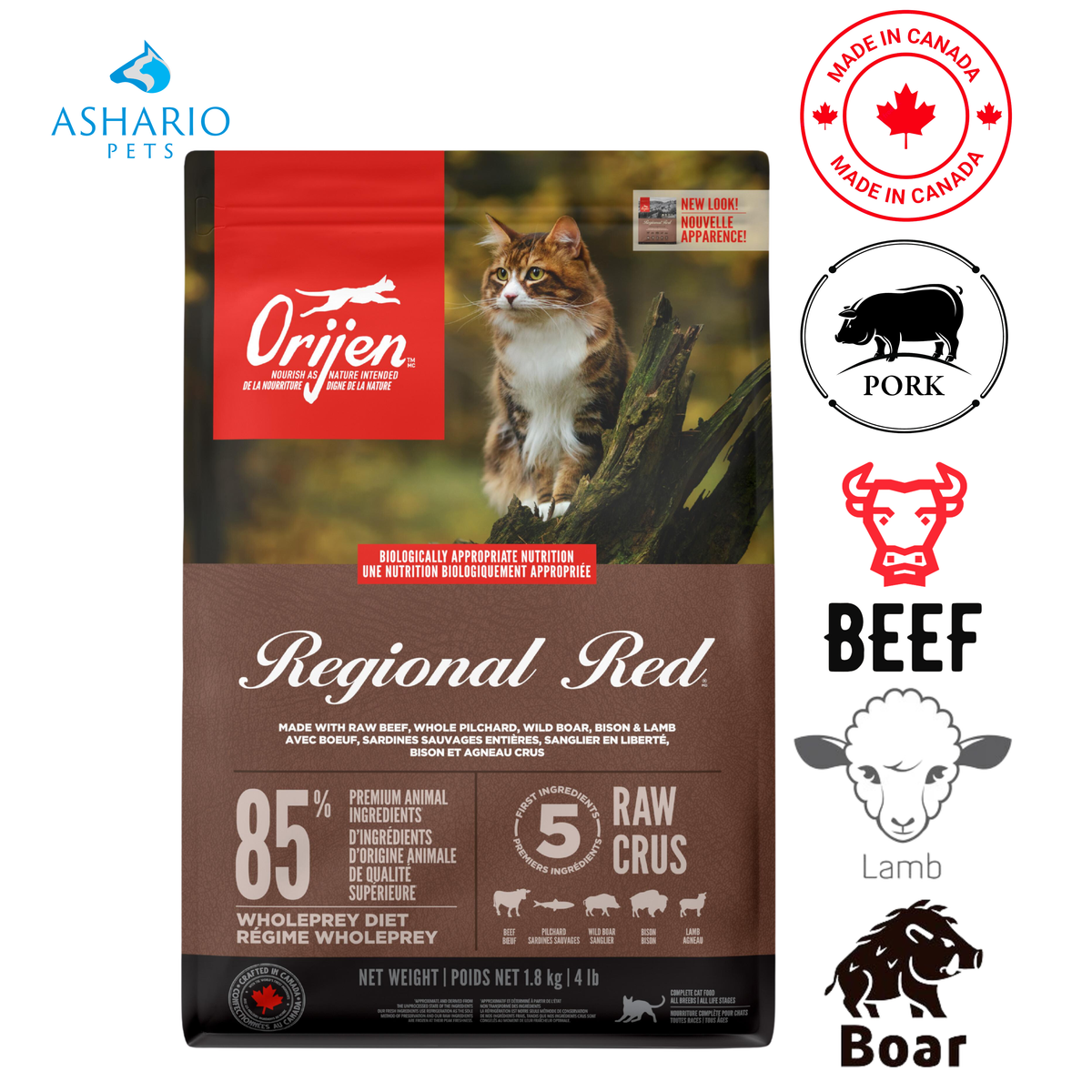 Orijen - Regional Red Dry Cat Food