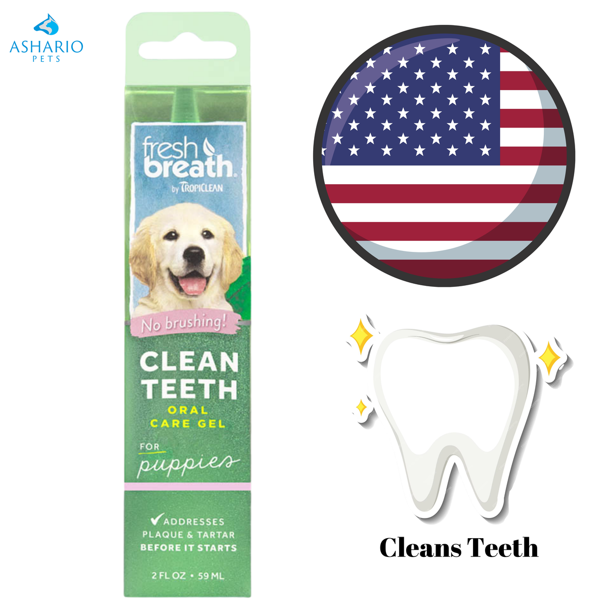 TropiClean - Teeth Oral Care Gel For Puppies