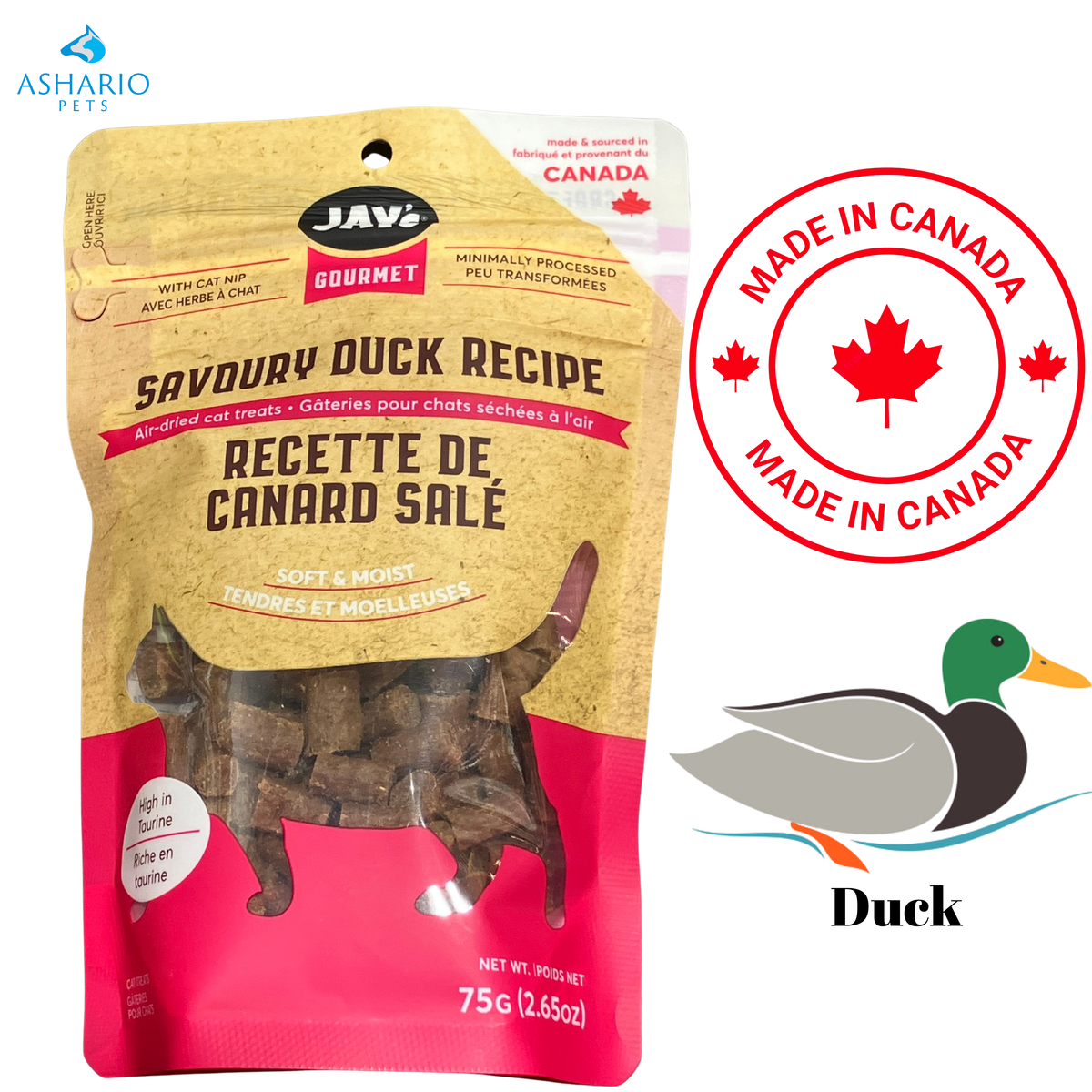 Jay's - Gourmet Duck Air Dried Cat Treats
