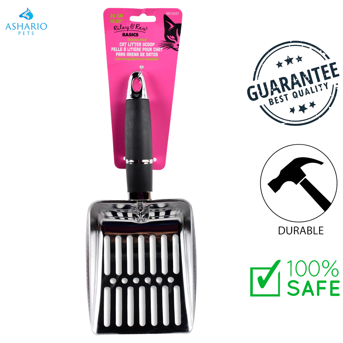 Riley & Rex - Stainless Steel Cat Litter Scoop