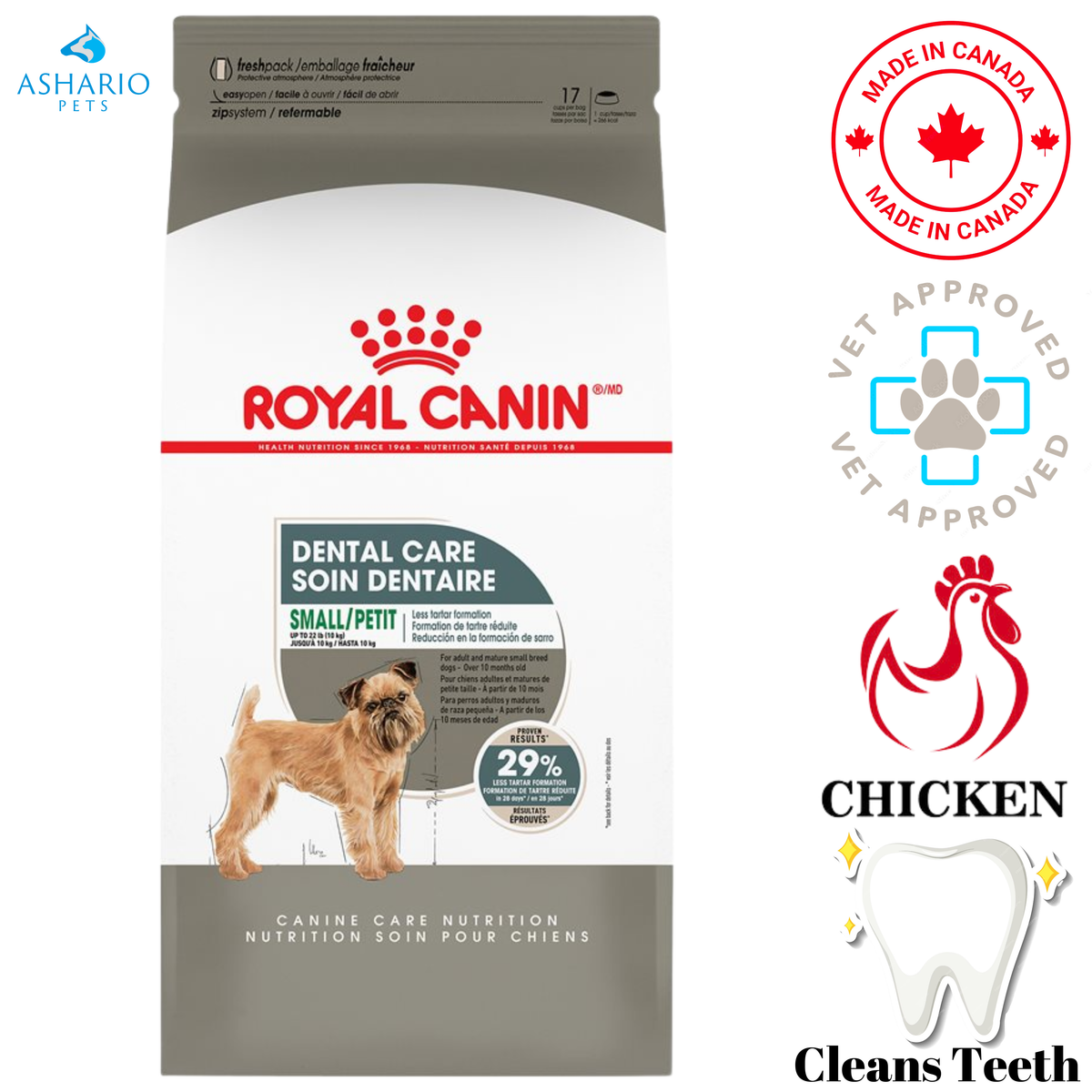 Royal Canin - Dental Care Small Breed Adult Dry Dog Food
